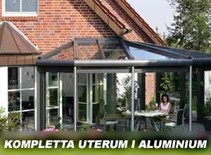 Kompletta uterum i aluminium